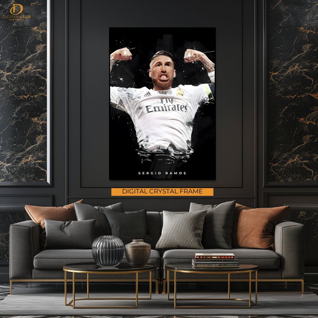 Sergio Ramos - Football - Premium Wall Art