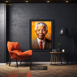 Nelson Mandela Premium Wall Art