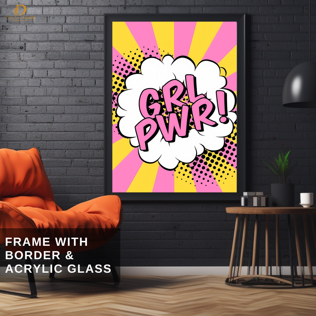 Girl Power - Trendy - Premium Wall Art