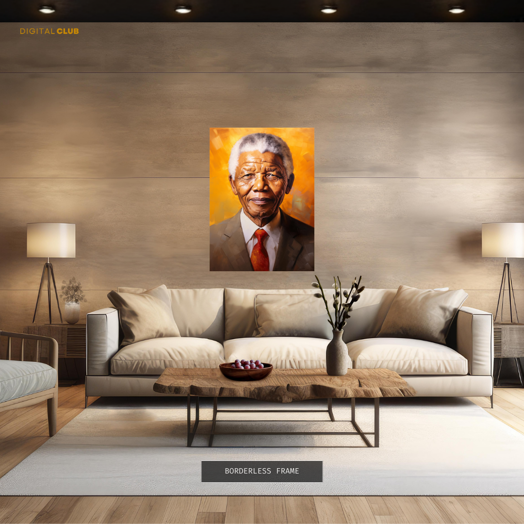 Nelson Mandela Premium Wall Art