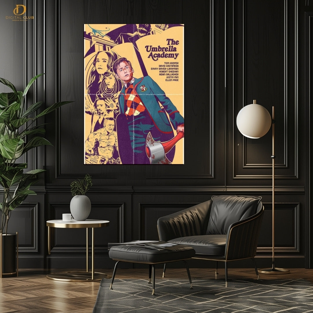 FIVE 5 - Umbrella Academy - Premium Wall Art