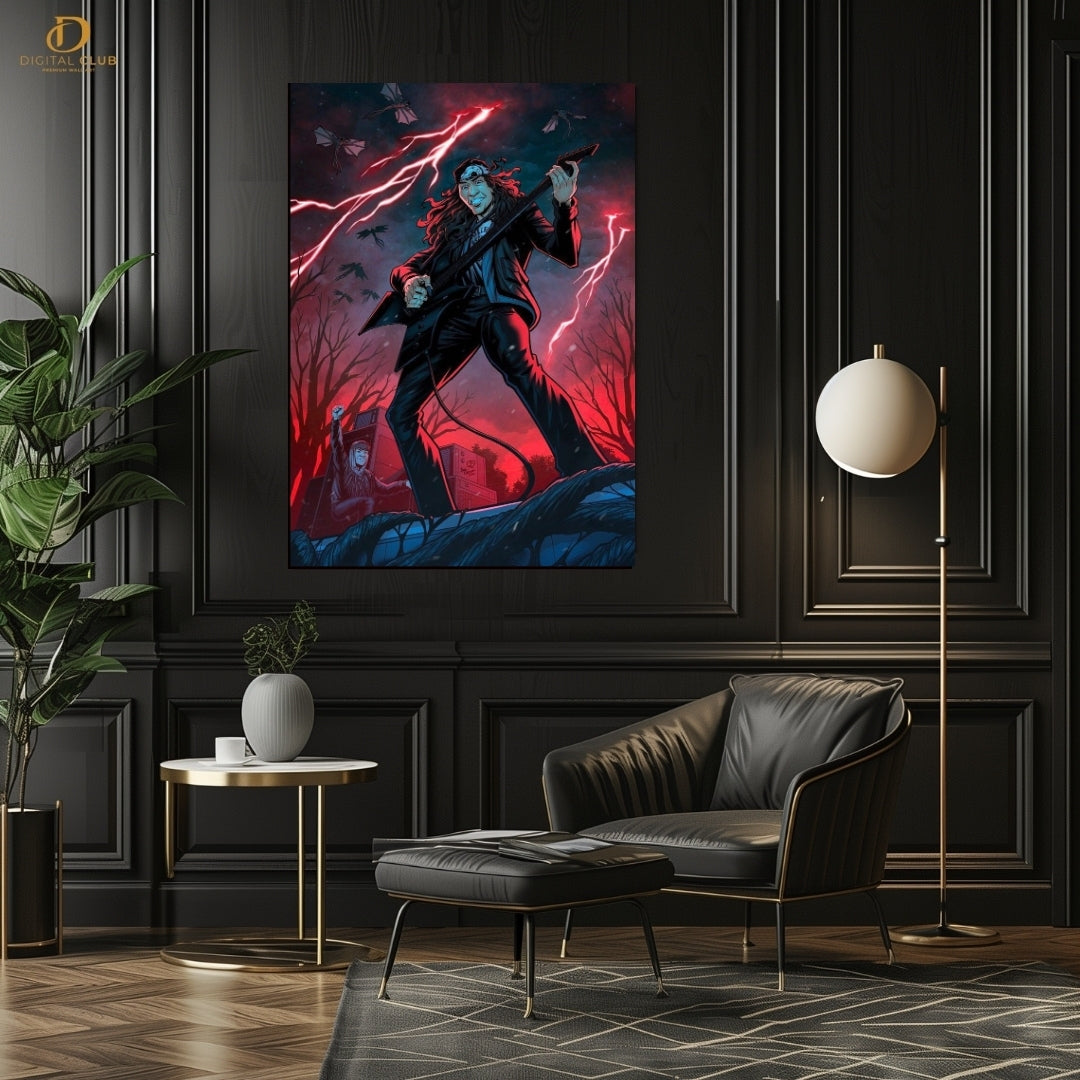 Stranger Things - Eddie - Premium Wall Art