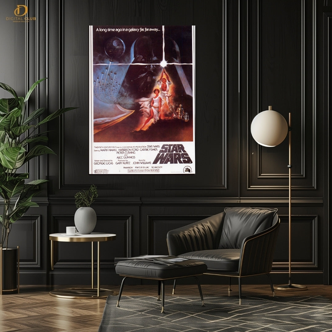 Star Wars- Movie Poster - Premium Wall Art`