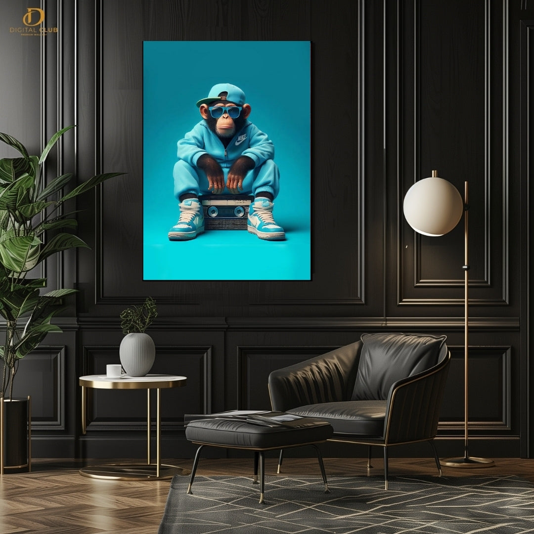 Monkey Music NFT - Premium Wall Art