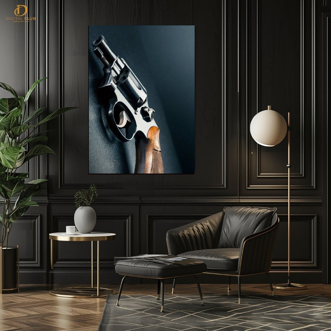 Revolver Gun - Premium Wall Art