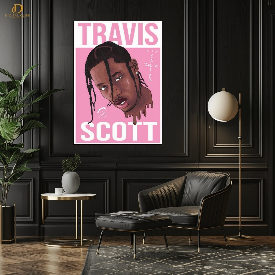 Travis Scott - Music- Premium Wall Art