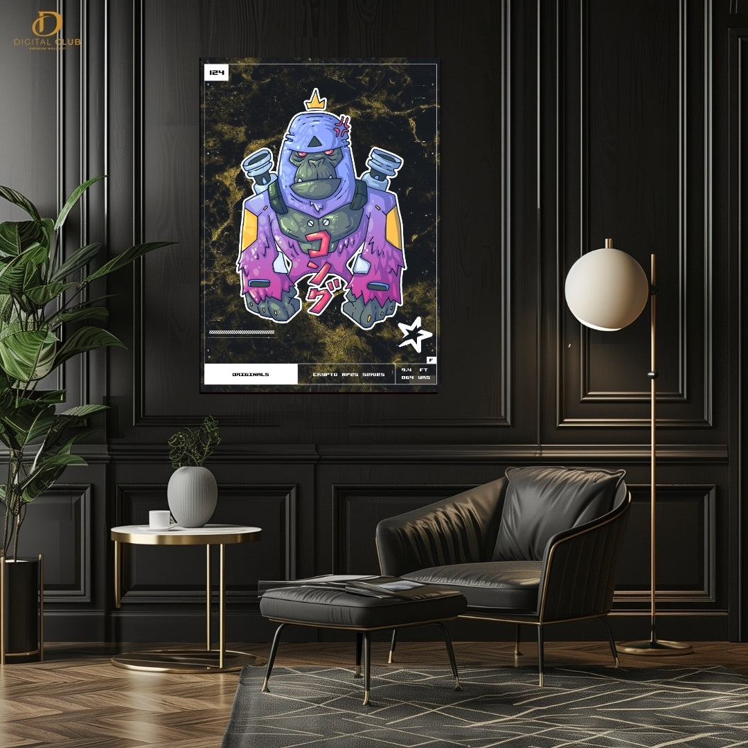 Ape NFT 01- Premium Wall Art