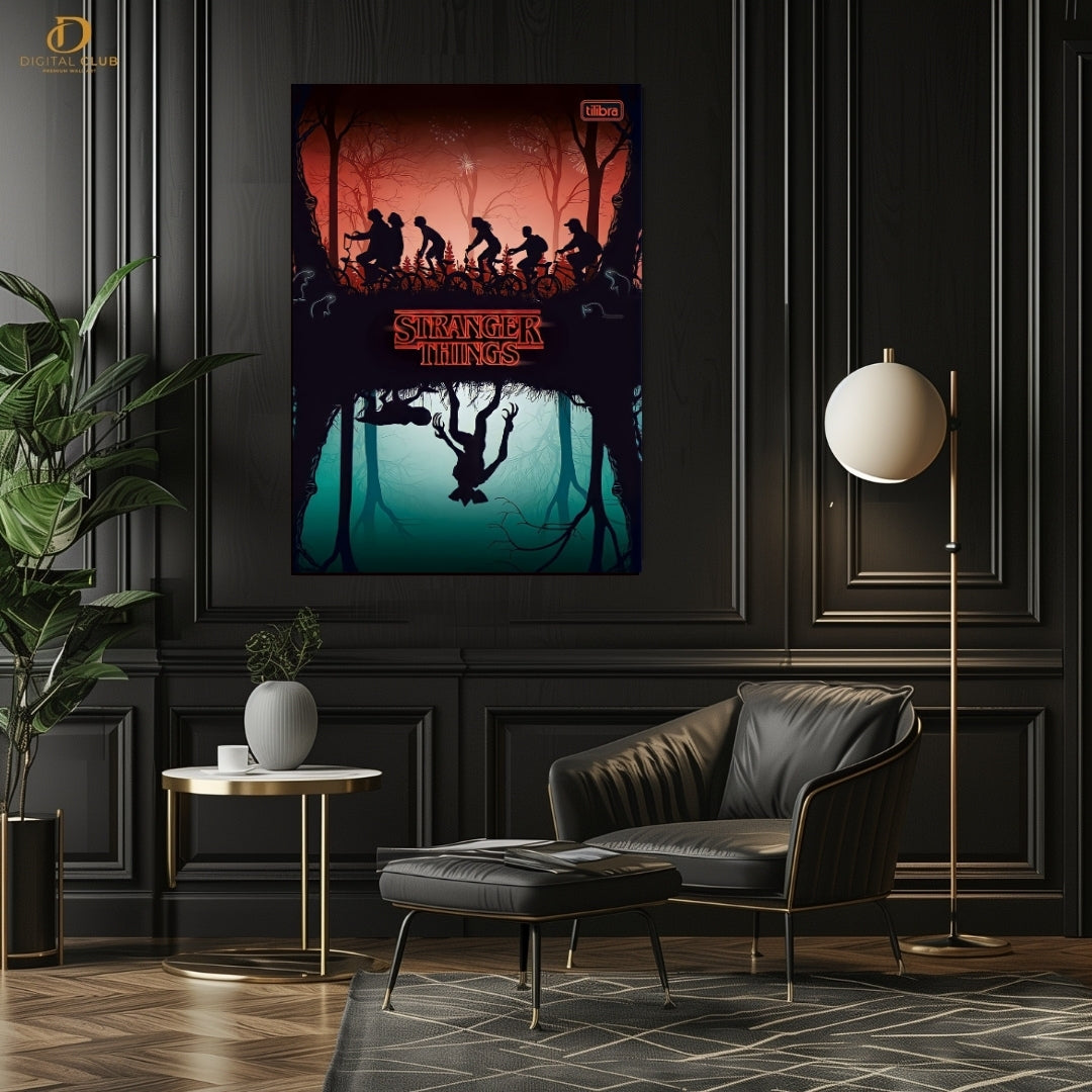 Stranger Things - Movie Poster - Premium Wall Art`