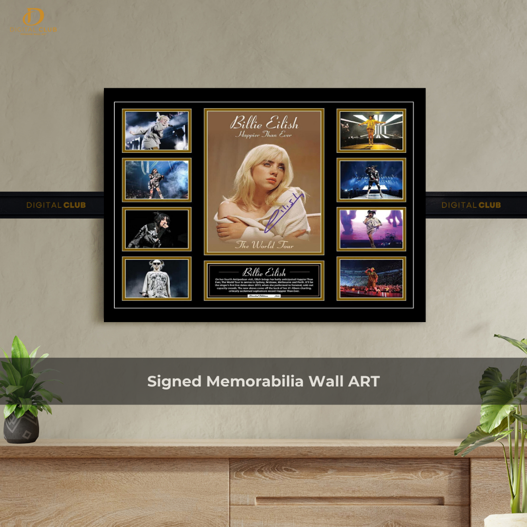 Billie Eilish - Signed Memorabilia - Wall Art