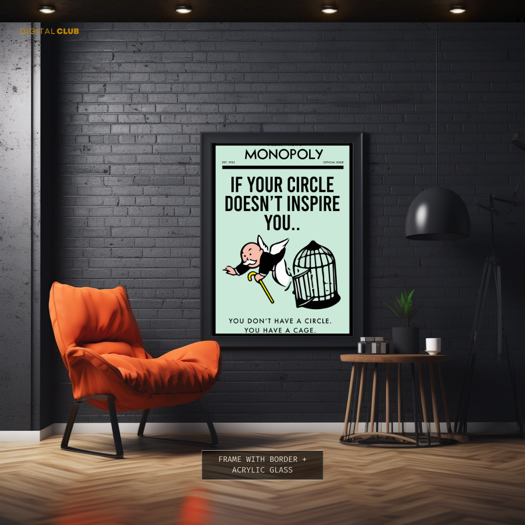 Monopoly Quote 6 Premium Wall Art