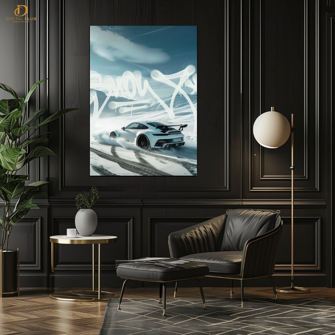 PORSCHE -CAR- Premium Wall Art