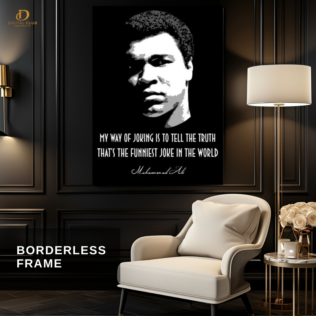 Muhammad Ali - Quote - Premium Wall Art