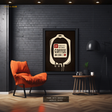 Coffee Drip - Artwork - Premium Wall Art