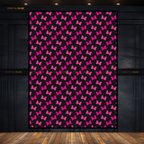 Pink Bows - Seamless Pattern - Premium Wall Art