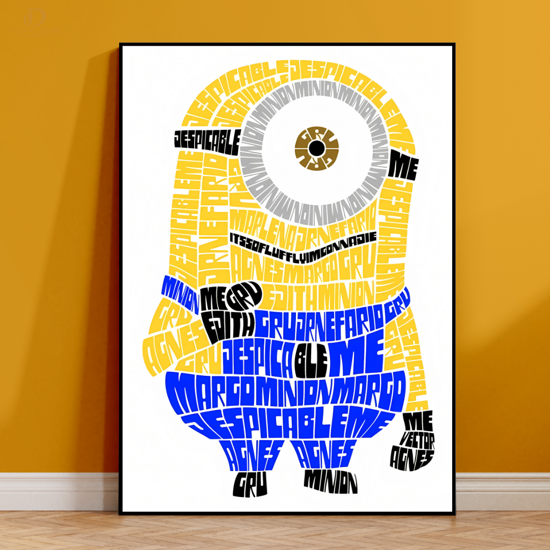 Minions - Cartoon - Premium Wall Art