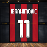 Ibrahimovic 11 - Football - Premium Wall Art