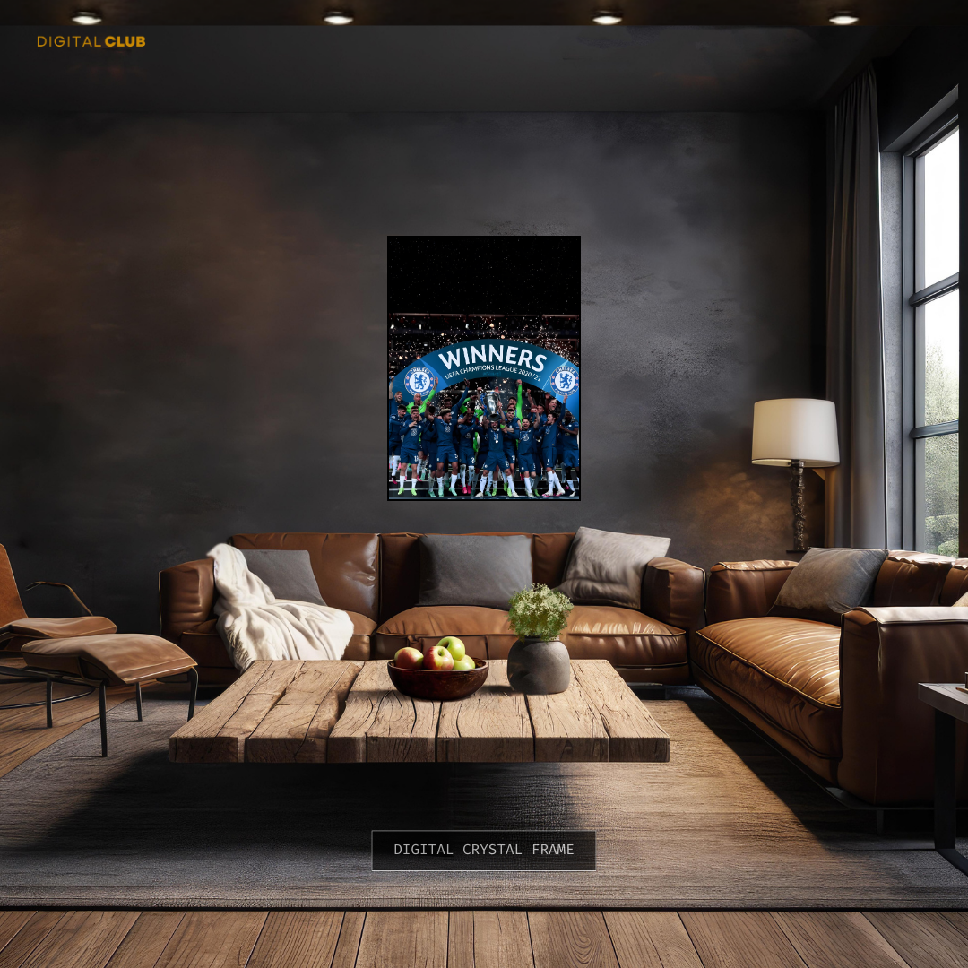 Chelsea FC Champs - Premium Wall Art