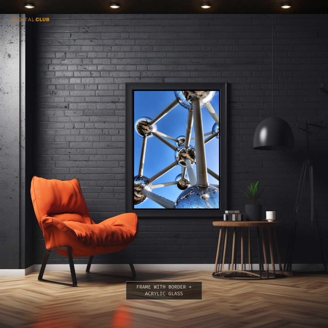 Atomium Brussels - Travel - Premium Wall Art