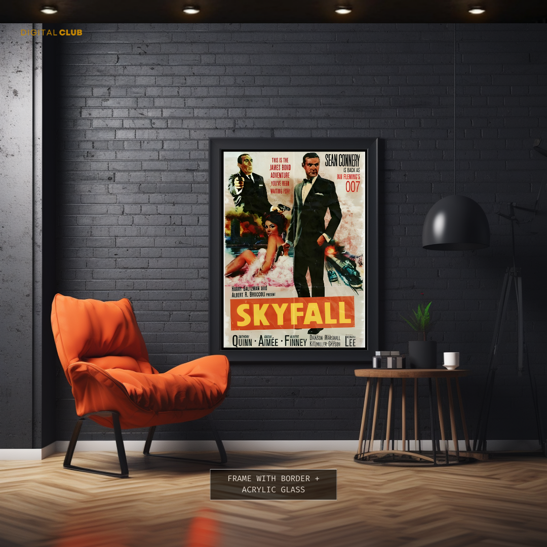 Skyfall 007 Movie Premium Wall Art