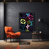 LV Pattern - Artwork - Premium Wall Art