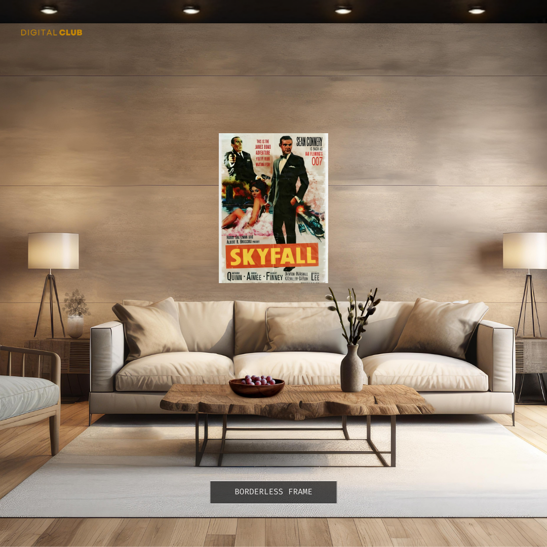 Skyfall 007 Movie Premium Wall Art