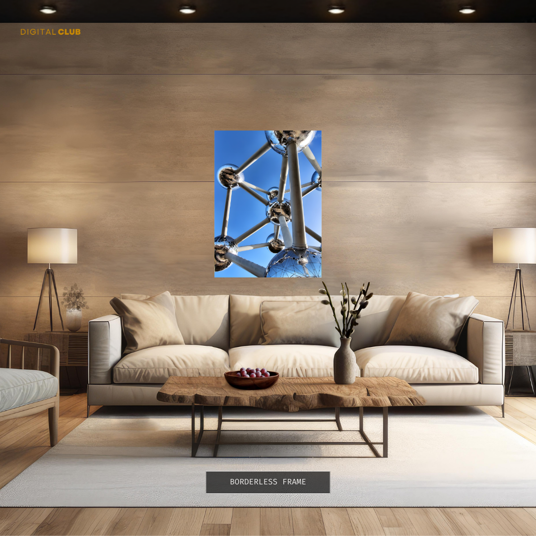 Atomium Brussels - Travel - Premium Wall Art