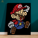 Super Mario - Cartoon - Premium Wall Art