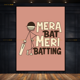 Mera Bat - Urdu Quote - Premium Wall Art