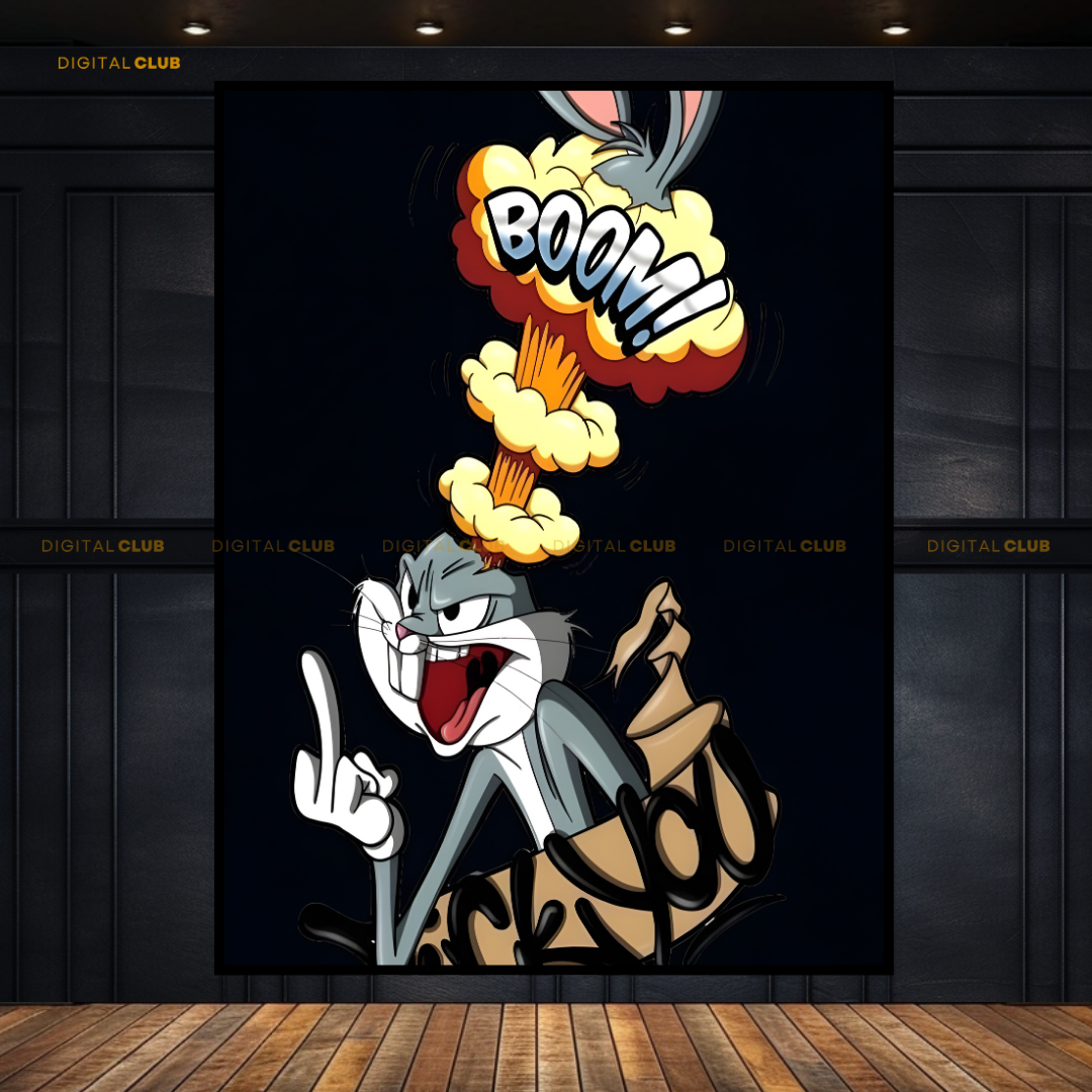 Bugs Bunny Looney Tunes WB Premium Wall Art