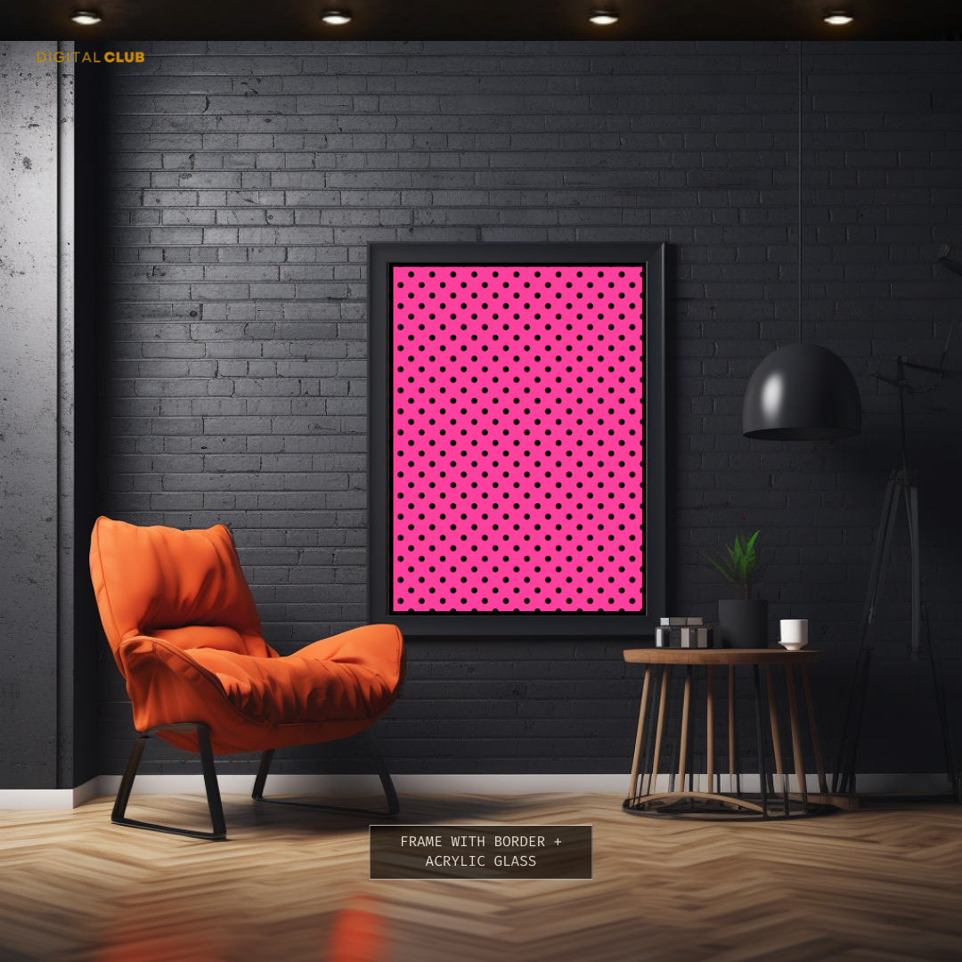 Polka Dots - Seamless Pattern - Premium Wall Art