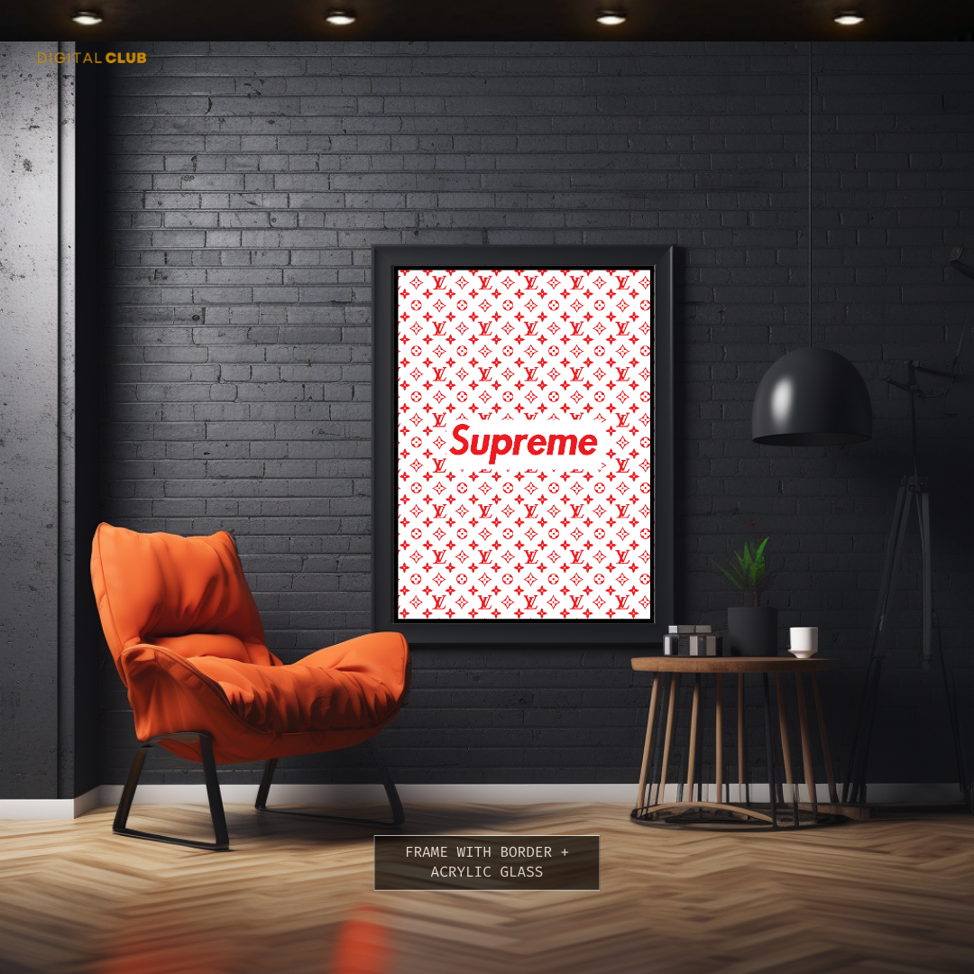 Supreme x Louis Vuitton Movie Premium Wall Art