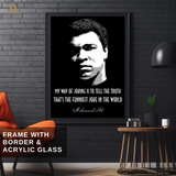 Muhammad Ali - Quote - Premium Wall Art