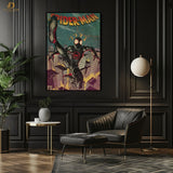 SpiderMan Vintage - Movie - Premium Wall Art