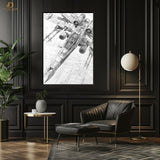 Fighter Plane - Office Sketch - Premium Wall Art
