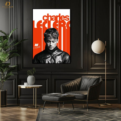 Charles Leclerc - F1 Racing - Premium Wall Art