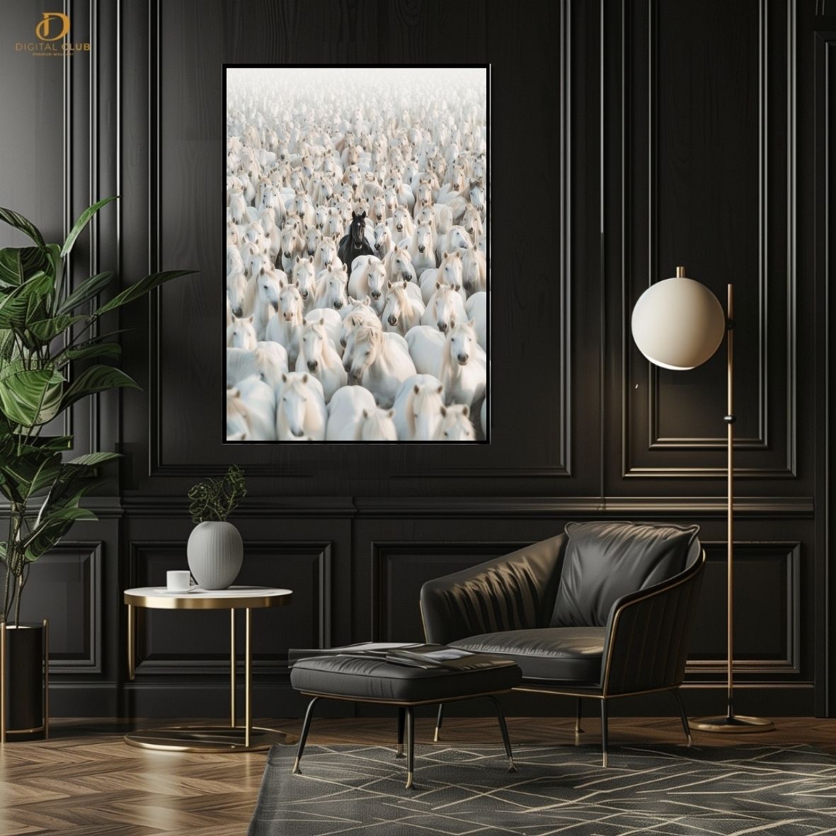 Horse Artwork 14- Animal-Premium Wall Art
