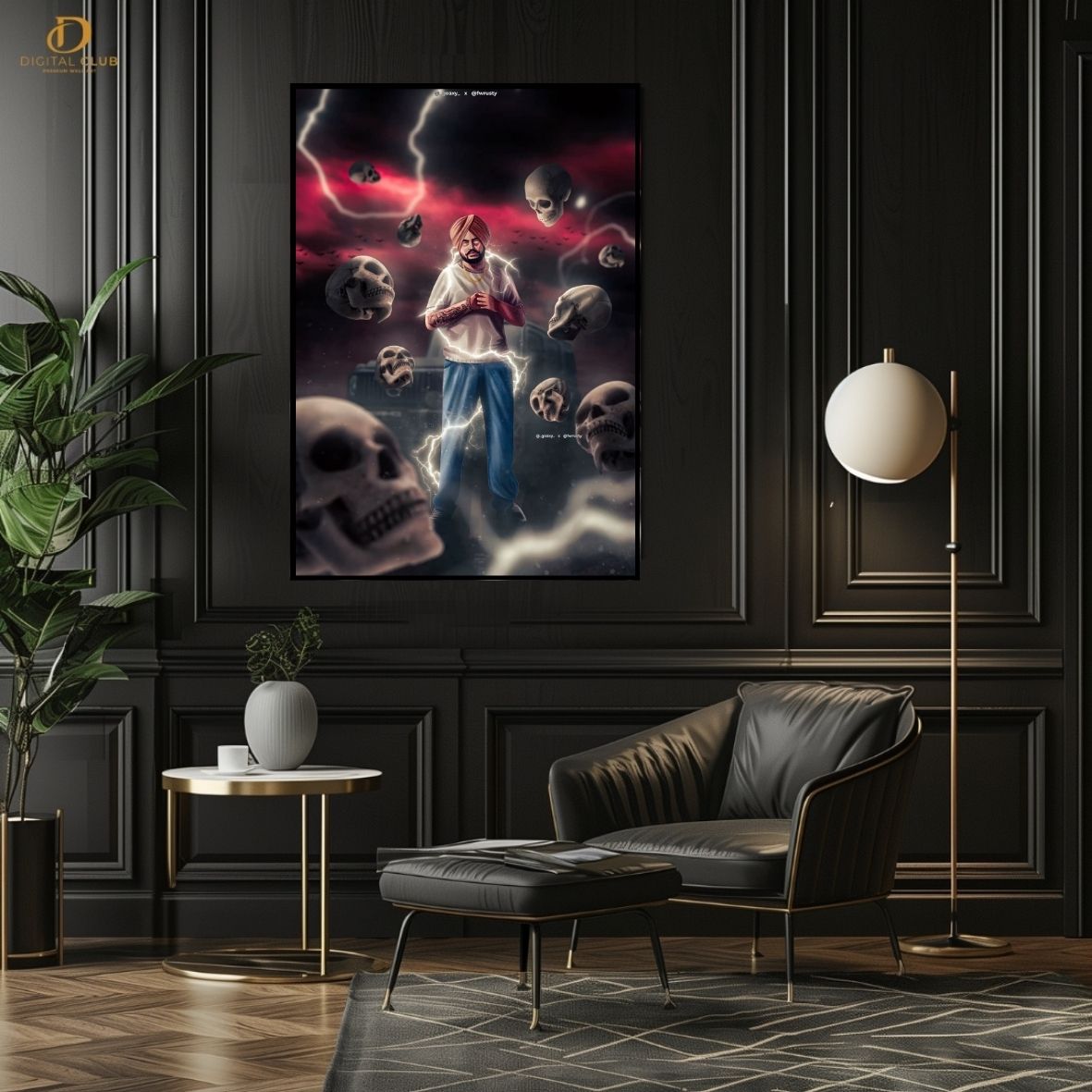 Sidhu - Music - Premium Wall Art