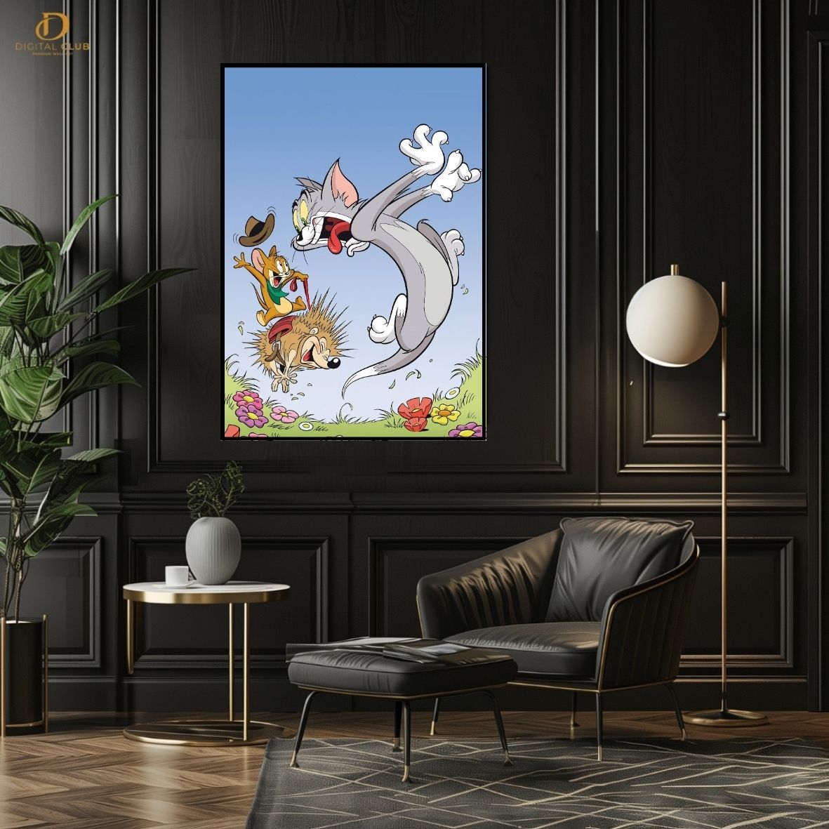 Tom and Jerry 2 - Cartoon - Premium Wall Art
