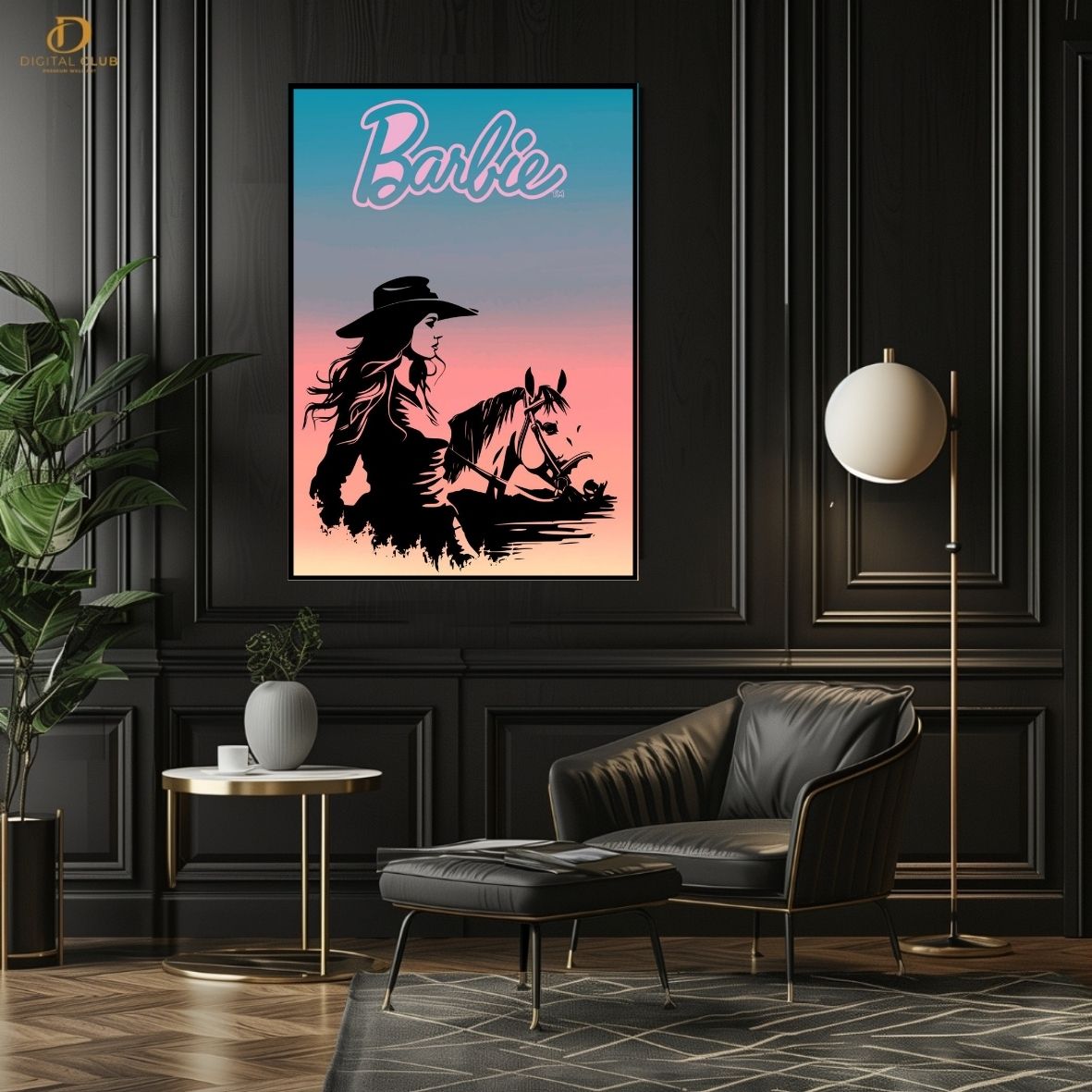 Barbie Horse - Movie- Premium Wall Art - Art Digital Club