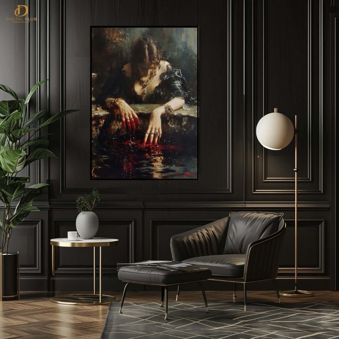 Cursed Women Artwork  - Aesthetic- Premium Wall Art