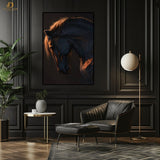 Horse Artwork 21- Animal-Premium Wall Art