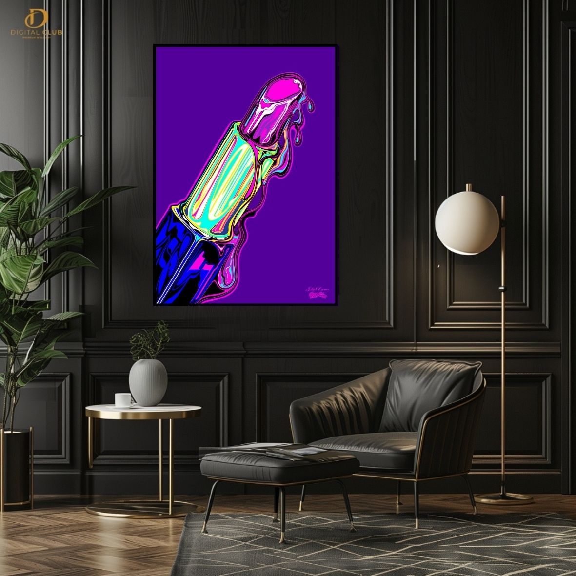 Lipstick Artwork -Trendy- Premium Wall Art - Art Digital Club