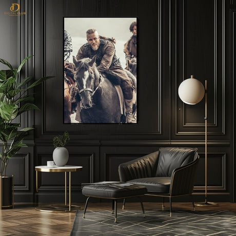 Ragnar Vikings - Tv Series  - Premium Wall Art