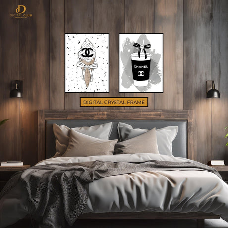 Chanel Artwork - 2 Panel Wall Art