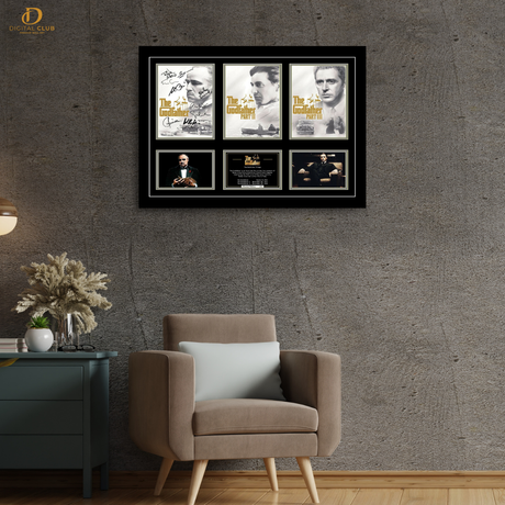 Godfather Trilogy - Signed Memorabilia - Wall Art