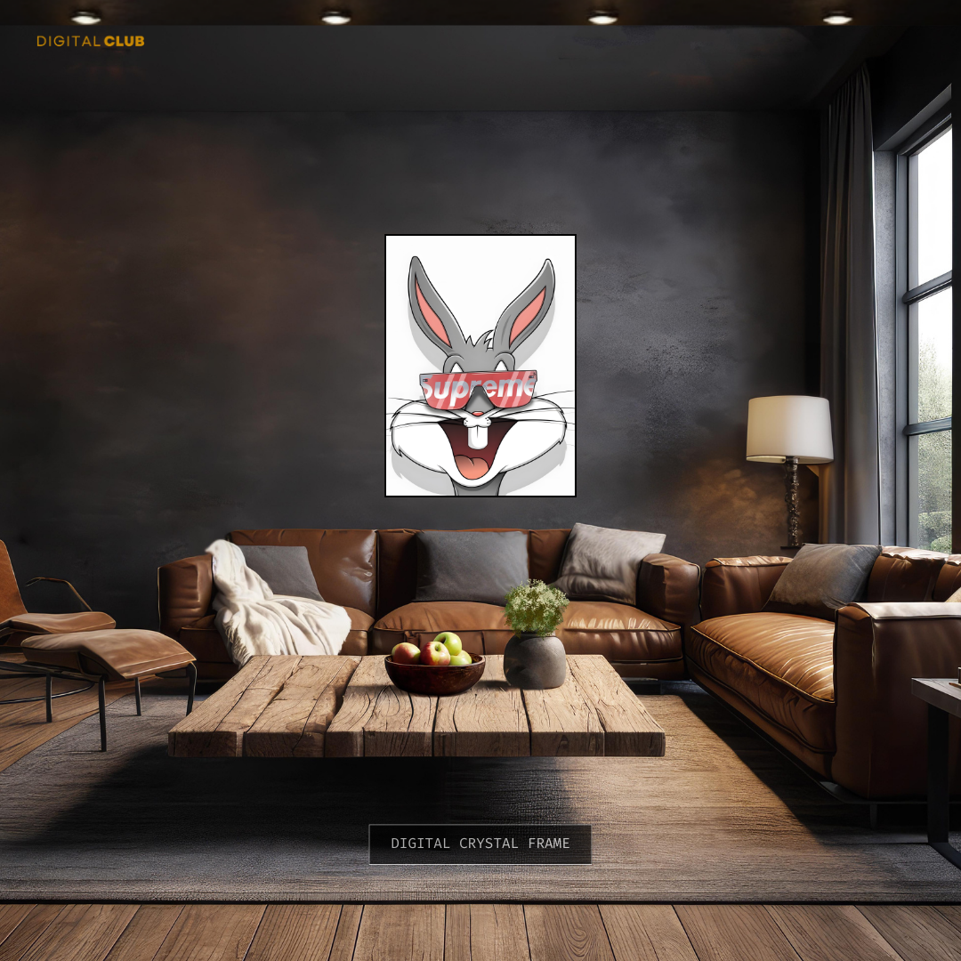 Bugs Bunny Looney Tunes Supreme Artwork Premium Wall Art