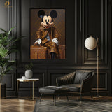 LV Mickey-Car- Premium Wall Art - Art Digital Club