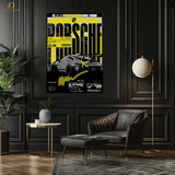 Porsche Graphic - Cars - Premium Wall Art