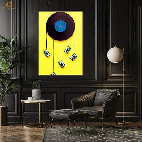 Cassette Tape- Music - Premium Wall Art - Art Digital Club