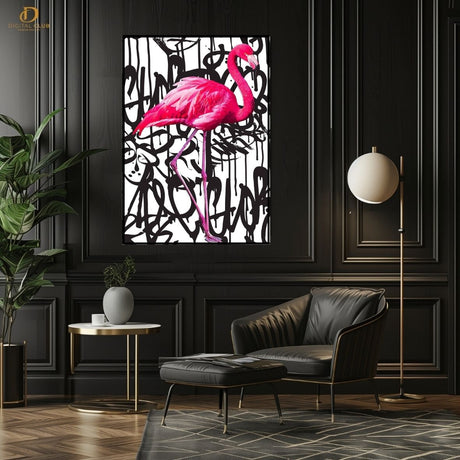 Ostrich Artwork - Pop Art - Premium Wall Art - Art Digital Club